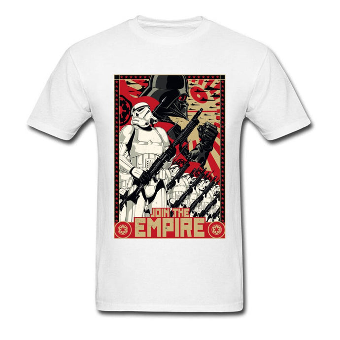 Empire Epic Propaganda T Shirts Men 100% Cotton Summer Autumn T Shirt Street Sweatshirts Star War Vader Tshirt Stormtrooper